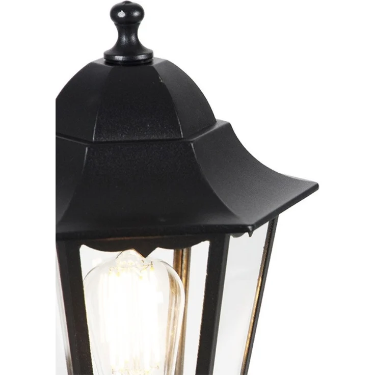 Qazqa Außen-Stehlampe New orleans, ohne Leuchtmittel, E27, Schwarz, Klassisch / Antik, Aluminium, 1-flammig – Bild 2