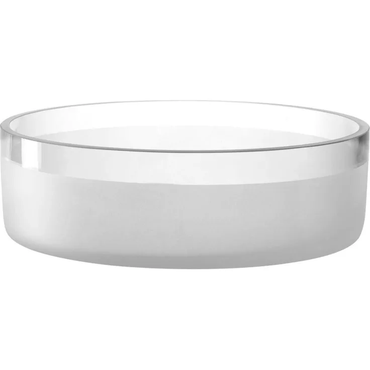 Leonardo Schale NOVARA, Dekoschale, Schälchen, Kalk-Natron Glas, Satiniert, 22. 4 cm, 018631
