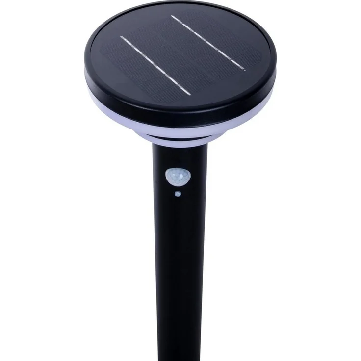 näve LED Solarleuchte Nora, Bewegungsmelder, LED fest integriert, Warmweiß, inkl. Bewegungsmelder, stufenweise dimmbar, H: 86cm, mit Erdspieß – Bild 3