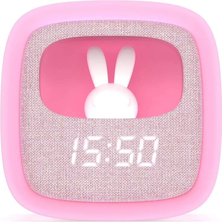 Wecker Billy mit Nachtlicht - Marshmallow