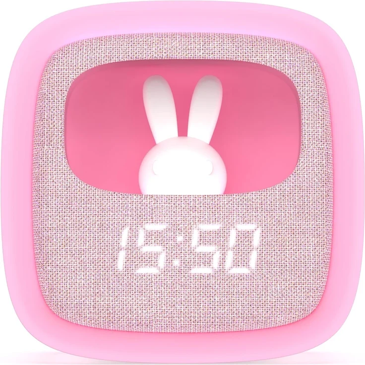 Wecker Billy mit Nachtlicht - Marshmallow