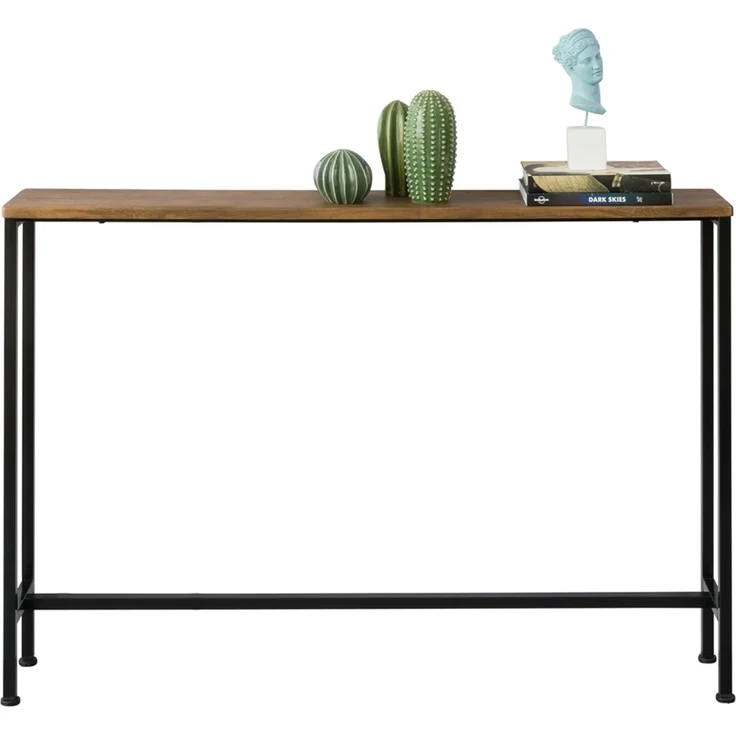 SoBuy FSB19-XL-N Konsolentisch Flur, Metall, PVC-Beschichtung, Braun, 120 x 65 x 20 cm – Bild 6