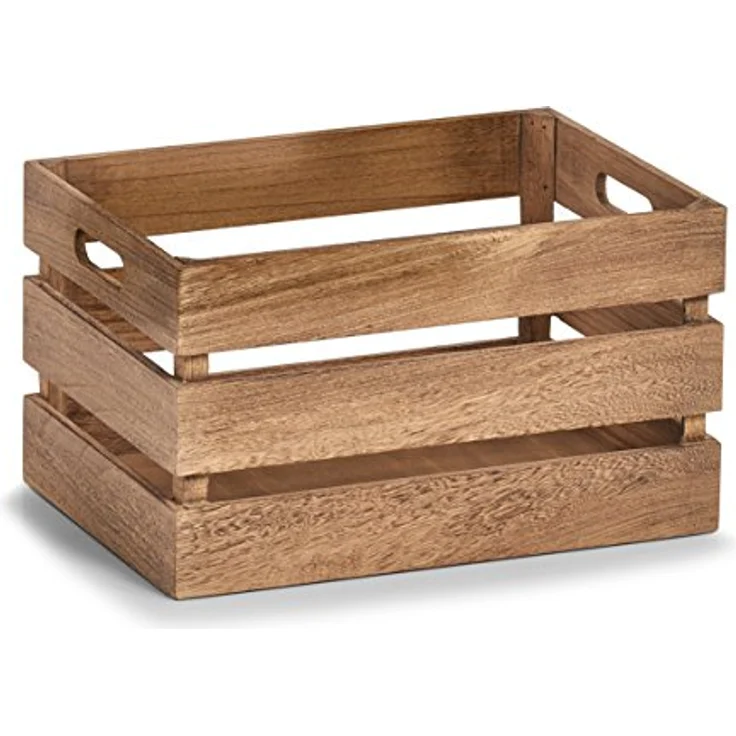 Zeller 15166 Aufbewahrungs-Kiste Vintage, Holz Kiste, ca. 35 x 25 x 20,5 cm, Natur, Holz – Bild 2