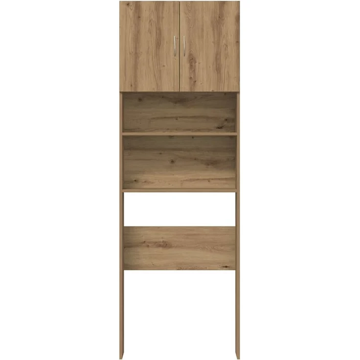 vidaXL Waschmaschinenschrank Artisan-Eiche 64x24x190 cm Holzwerkstoff 859135 – Bild 4