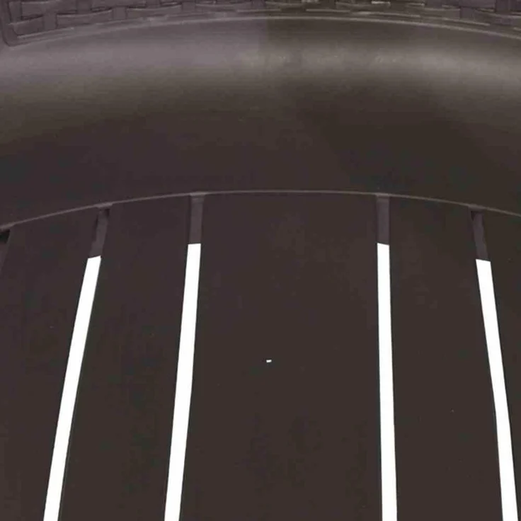 PROGARDEN Stapelsessel Eden ca. 46x55x91 cm, anthrazit, stapelbar, Geflechtoptik – Bild 6