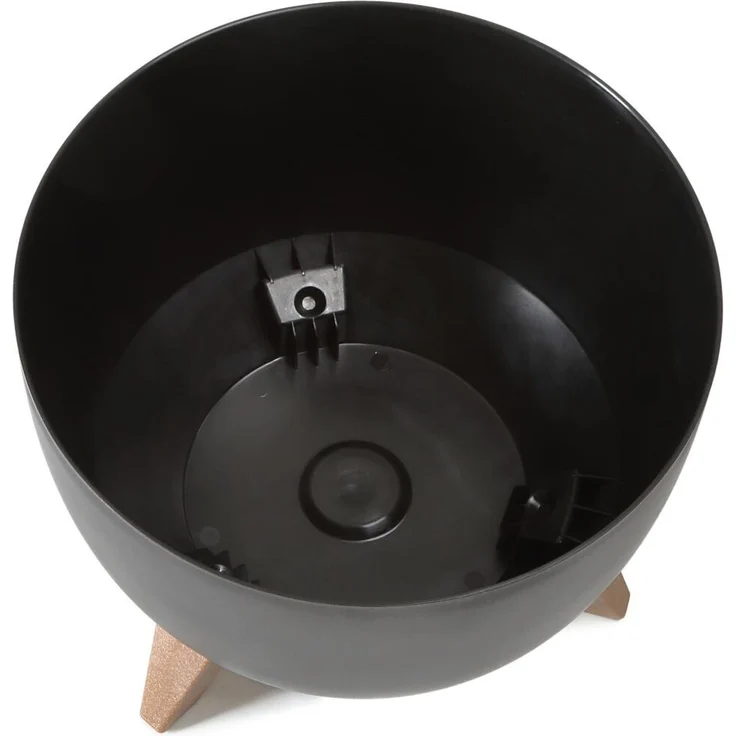 Siena Garden M82580 Oslo Pflanzgefäß 40 cm, Ø40 x 25cm, anthrazit – Bild 2