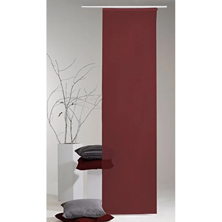 Haus und Deko Schiebegardine Flächenvorhang meliert 60x245 cm Desire Vorhang Schiebegardine Raumtei (1 St), Paneelwagen, transparent, Polyester – Bild 2