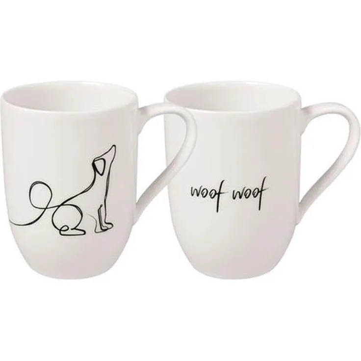 Villeroy & Boch Statement Kaffeebecher 280ml 2er Set Dog