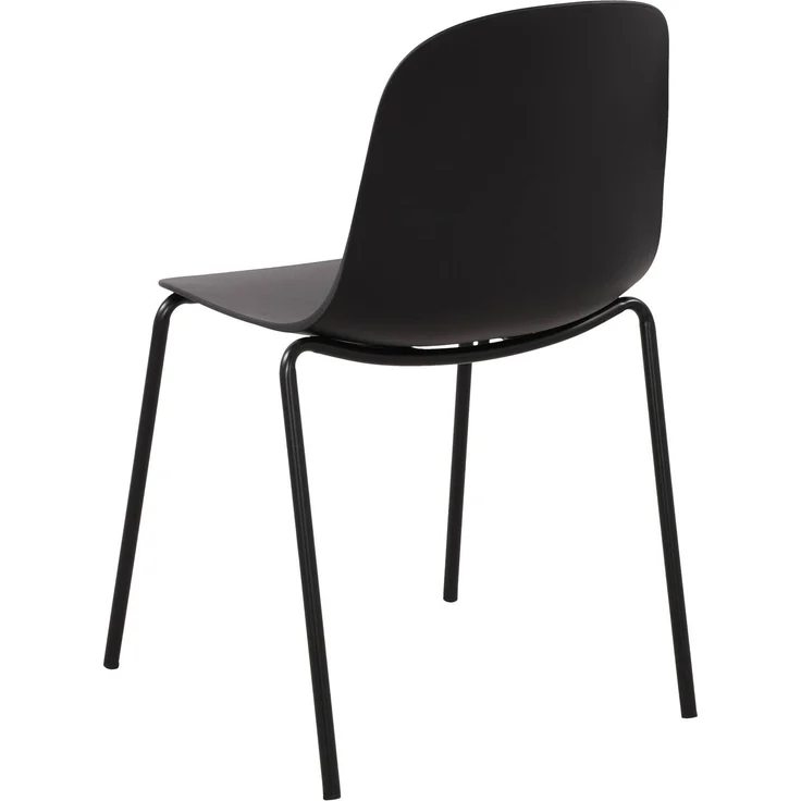 Gartenmöbel-Set ELLA mit 2 Stühlen - 162 x 60 x 85 cm, Kunststoff, Schwarz | Balkonset Gartenset Tisch mit Stühlen Bistroset Outdoor – Bild 7