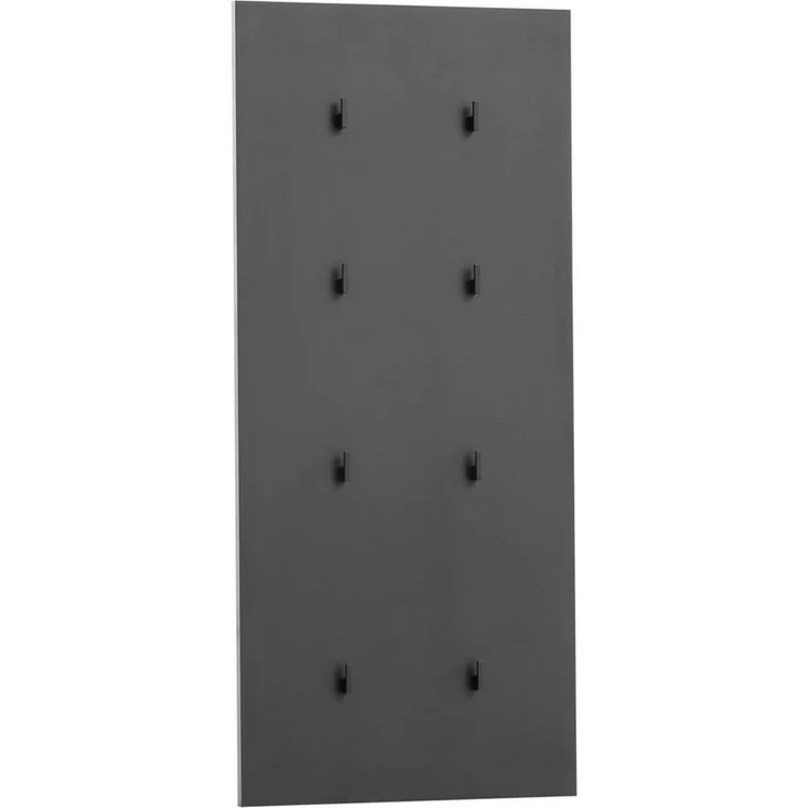 Schildmeyer Hakenpaneel Alexa, Holzwerkstoff, Schwarzmatt – Bild 1