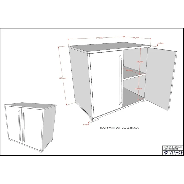 Halbhohes Bett mit Schreibtisch Regal Kommoden Sam 98 x 219 x 116.6 cm – Bild 9