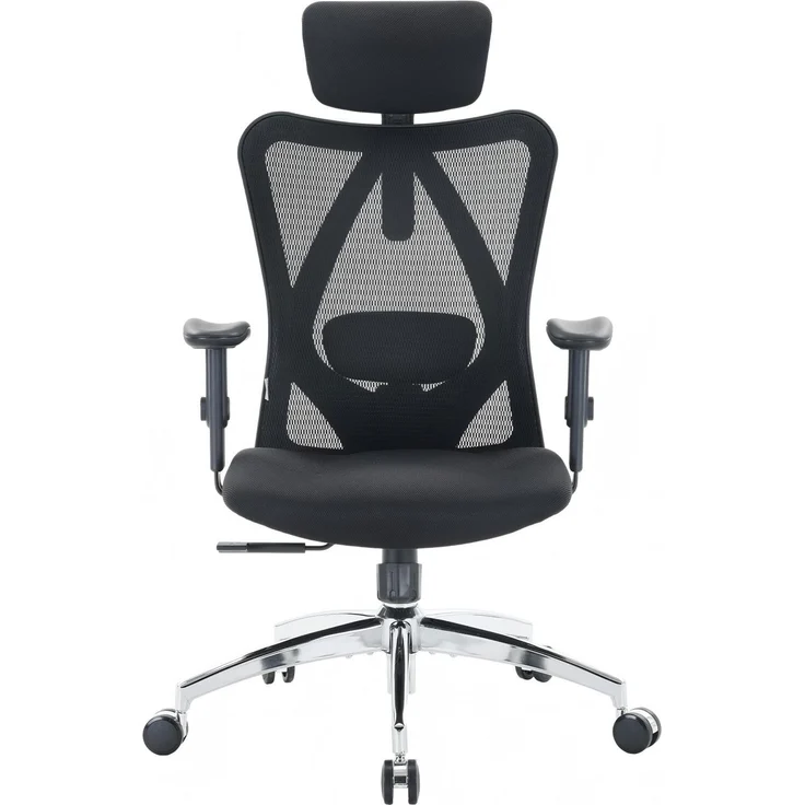 Sihoo Ergonomischer Stuhl M18, 130 x 74 cm, in Schwarz – Bild 9