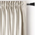 Restilo Gardine Gardine Multifunktionsband Kräuselband Vorhang Verdunkelnd Samt Textil (1 St), Kräuselband, verdunkelnd, Samt Textilien, mit Raffhalter