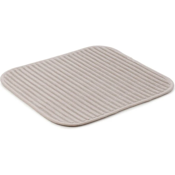 Gözze Badematte Berlin, Höhe 7 mm, rutschhemmend beschichtet, fußbodenheizungsgeeignet, Polyester, rechteckig, Badteppich, Uni Farben, Cord Optik, waschbar – Bild 1