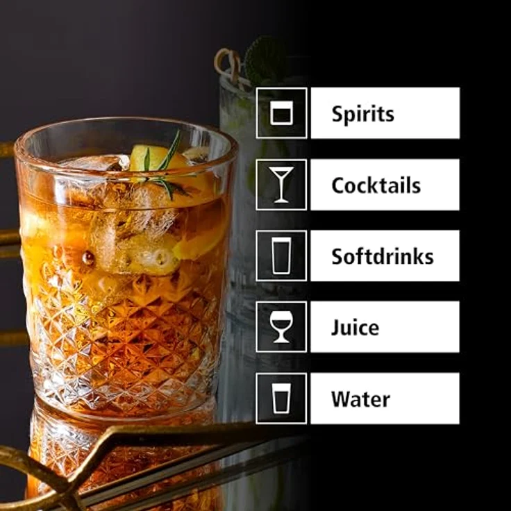 LIBBEY Tumbler-Glas Libbey D.O.F Glas 12er Set -OCULAR-, 12-tlg, Glas, 355 ml, hochwertig verarbeitet, im modernen Design – Bild 7