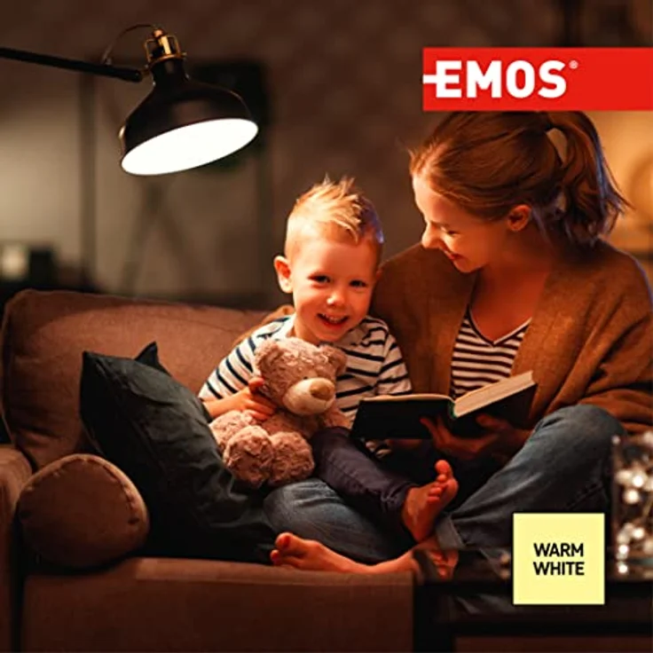 EMOS LED Lampe JC 4,5 W, E14 Sockel, 465 lm, Warmweiß 3000 Kelvin, 30.000 Stunden Lebensdauer, 300° Abstrahlwinkel, CRI min. 80 – Bild 4