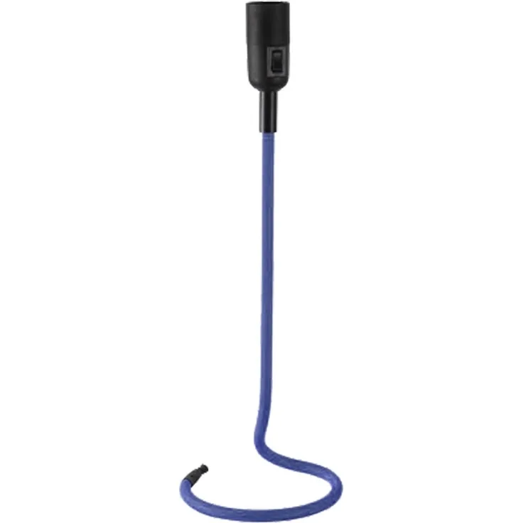 Tischlampe, Kabel Design, blau, H 46,5 cm