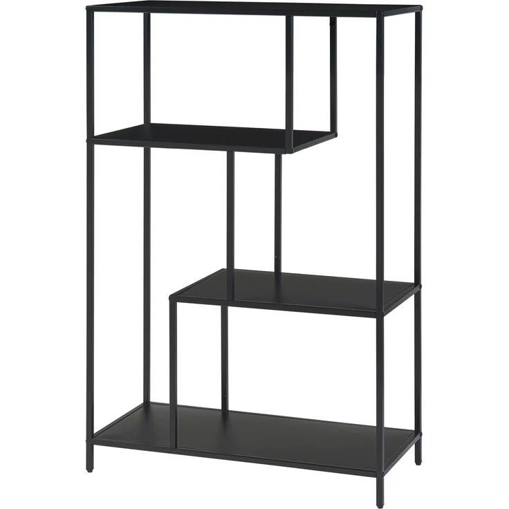 Bücherregal Reisjärvi Schwarz, matt [en. casa] – Bild 2