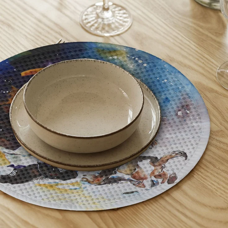 Hermia Concept '3181Supla' Tischset, Mehrfarbig, Ø 37 cm – Bild 2