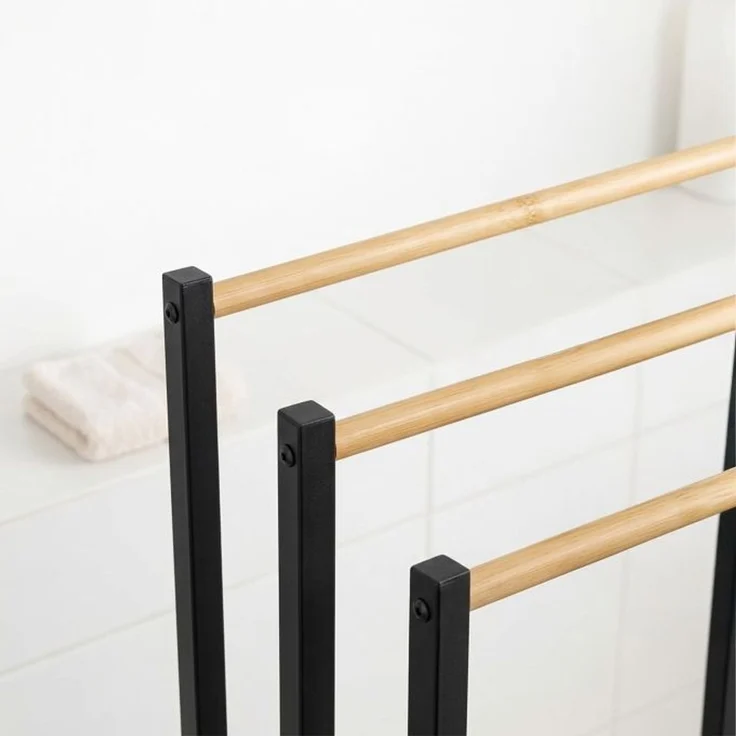 Relaxdays Handtuchständer mit 3 Stangen – Bild 7
