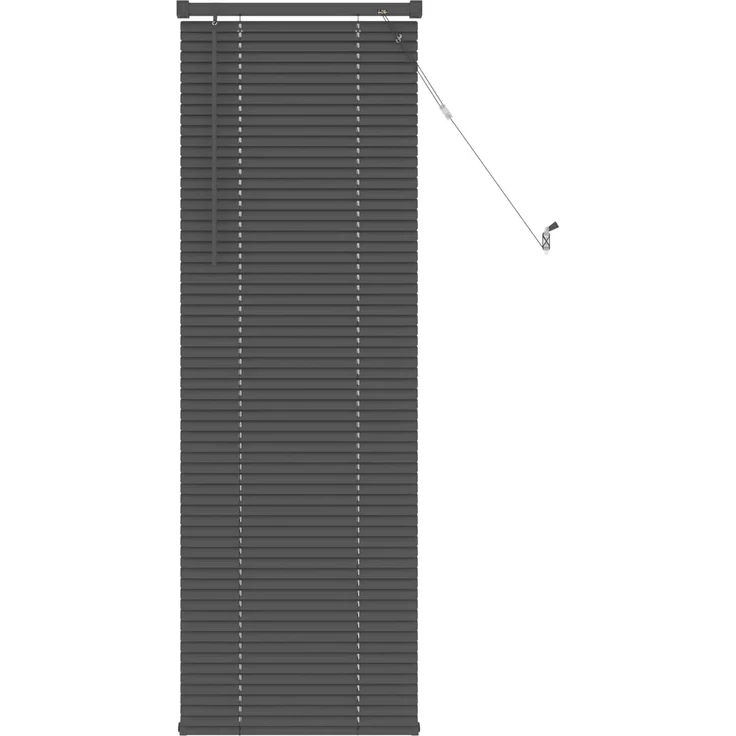 vidaXL Venezianische Jalousie Silber Grau 150 x 60 cm 25 mm PVC 42003682 – Bild 2
