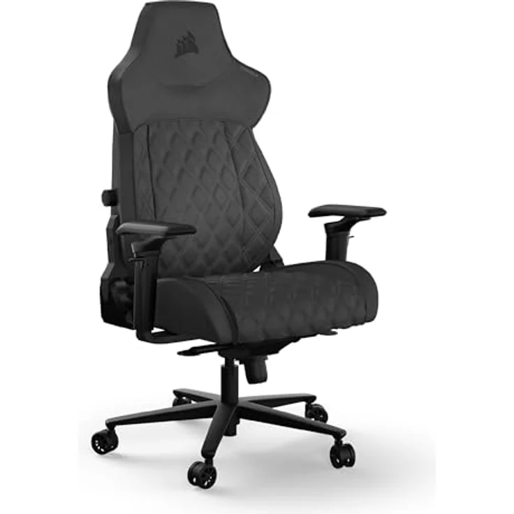 Corsair TC500 Luxe Gaming-Stuhl mit verstellbarer Lendenstütze und Omniflex-Armlehnen, Shadow – Bild 1