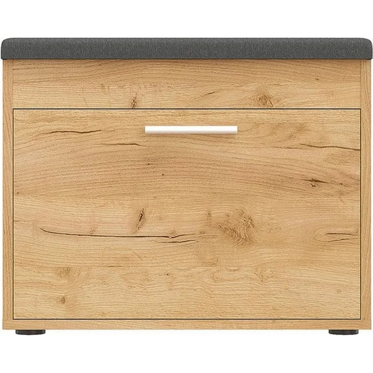 KOMTO Schuhregal Schuhbank mit Sitzfläche und Klappe – Bild 4