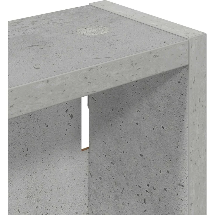 vidaXL Badezimmer-Wandschrank Betongrau 40 x 10 x 50 cm Holzwerkstoff 889346 – Bild 7