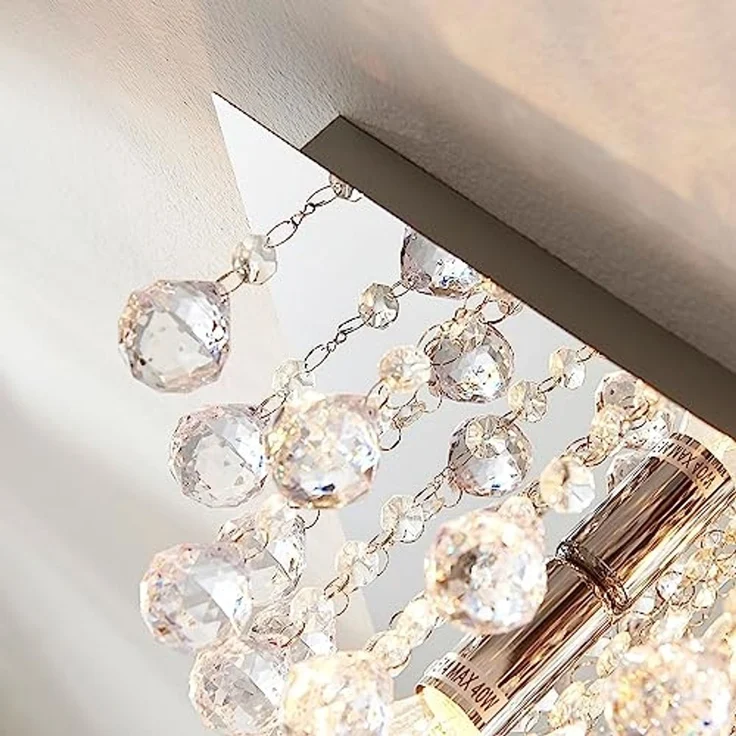 Lindby Deckenleuchten Annica, Metall, Transparent IP20, 5 x 40 W – Bild 5