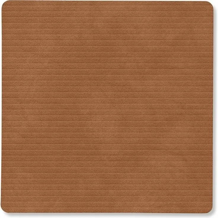 LIND DNA Glass Mat Square 10x10 cm Corduroy Nature