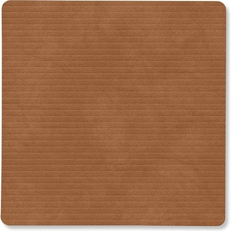 LIND DNA Glass Mat Square 10x10 cm Corduroy Nature