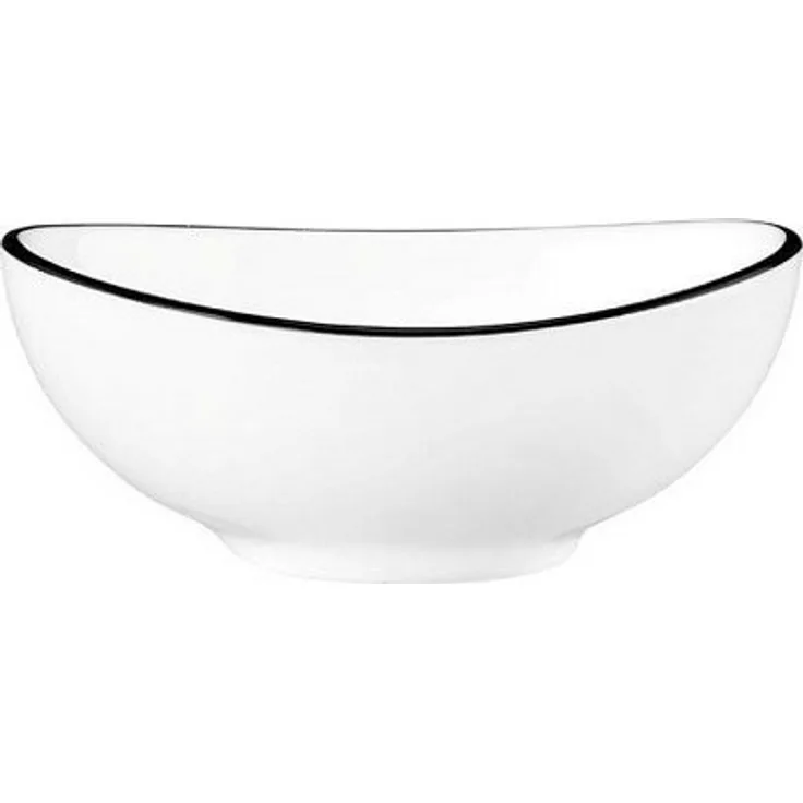 Seltmann Weiden Suppenteller Modern Life "Black Line" Suppenschale oval 16 cm