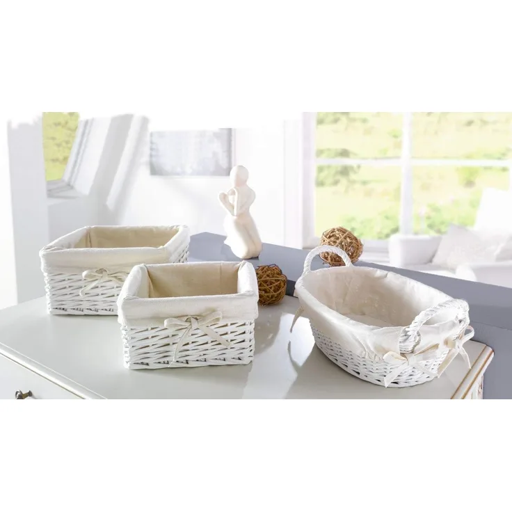 Füllkörbchen oval Schale Korb Brötchen Obstkorb Weidekorb Aufbewahrung