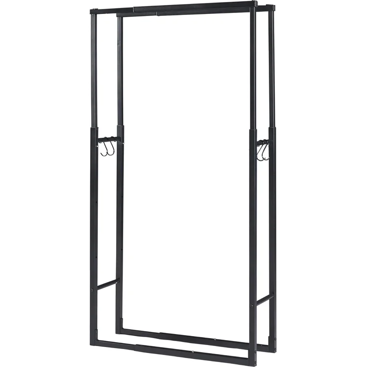 Kaminholzregal Kasan verstellbar H100-150xB40-65xT25cm [en. casa] – Bild 2
