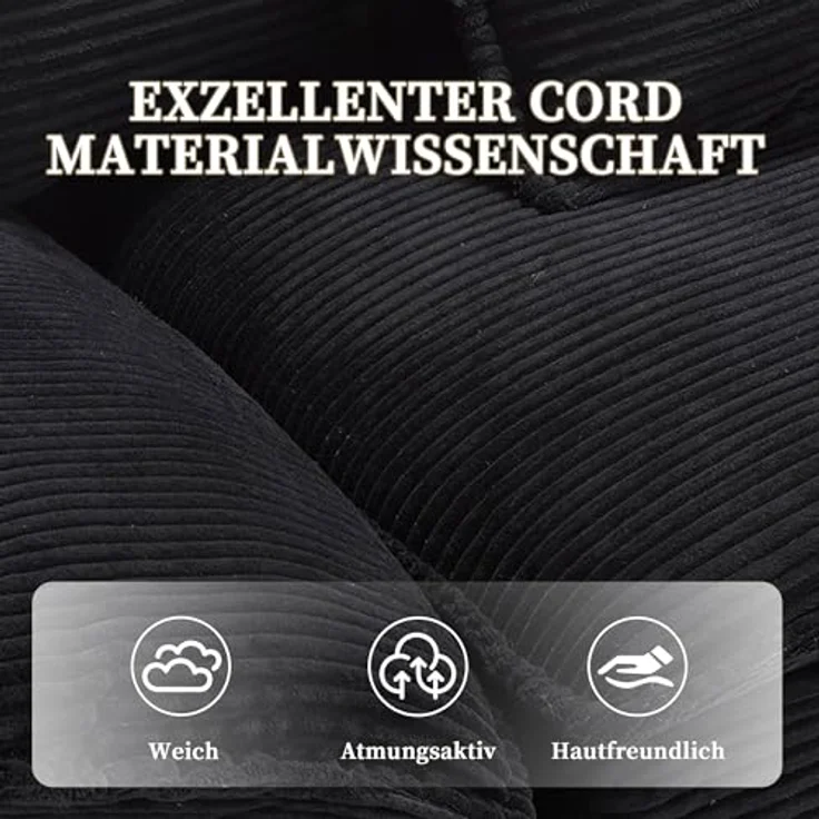 Ball & Cast Couch mit Schlaffunktion, Samt Sofa 2 Sitzer mit Kissen für das Wohnzimmer Wohnung Schlafzimmer, 224 x 81 x 81 (BxHxT), Schwarz – Bild 7
