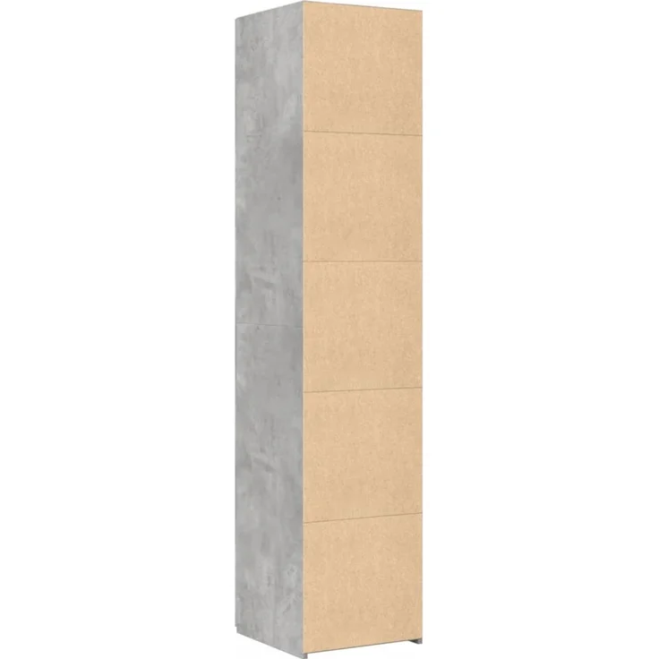 vidaXL Highboard Betongrau 40x42,5x185 cm Holzwerkstoff 3281402 – Bild 5