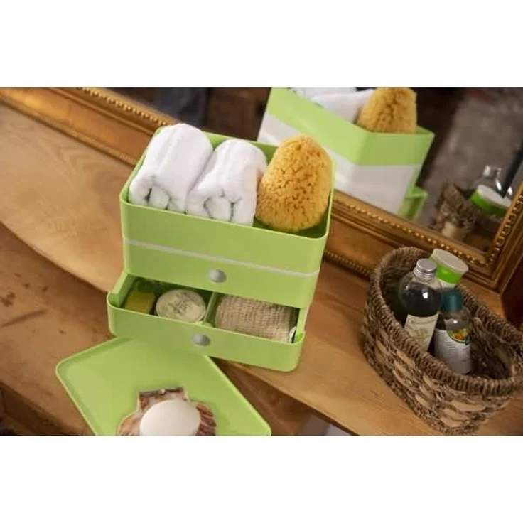 HAN Schubladenbox Smart-Box Plus Allison 2 Schübe lime green/snow whit – Bild 2