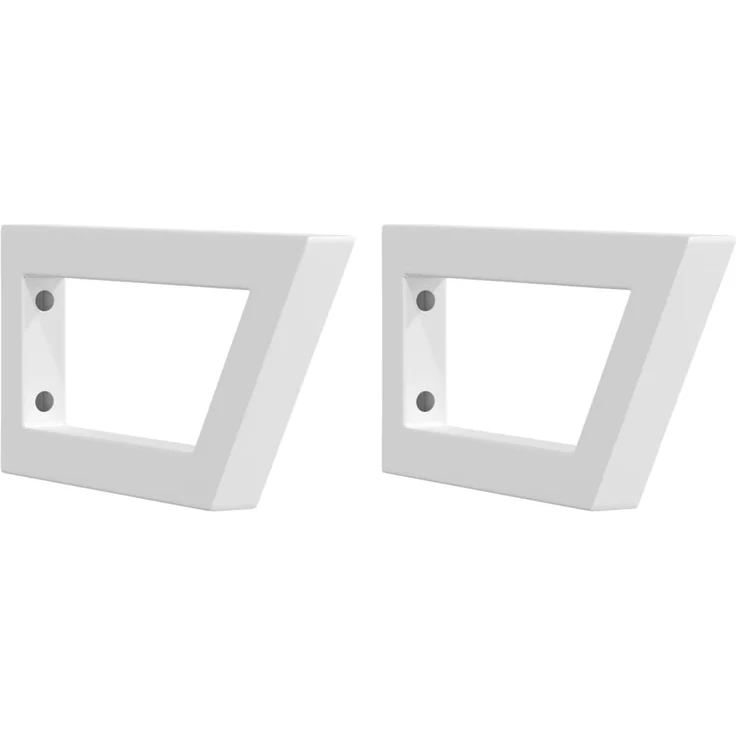 vidaXL Waschtischplatte mit Halterung Stahl und Massivholz Eiche 3302558 – Bild 6