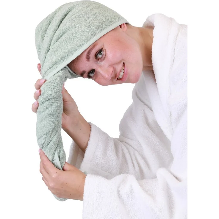 Betz Turban-Handtuch mit Knopf BERLIN Kopfhandtuch Haarturban, (1-St), mit Knopfverschluss – Bild 3