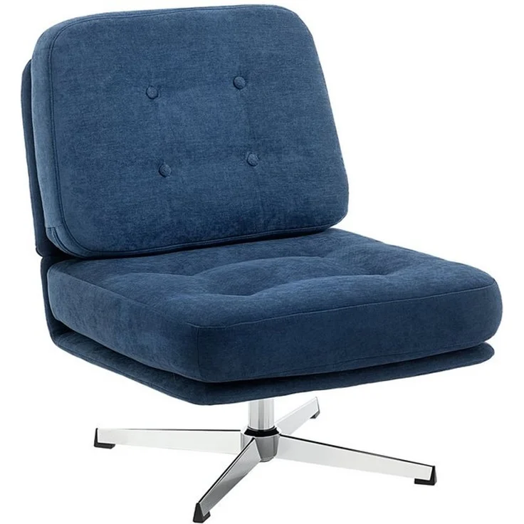 HOMCOM Relaxsessel breiter Loungesessel (Moderner Polsterstuhl, 1-St, Sessel), 360° drehbar, extra breiter Sitz – Bild 4