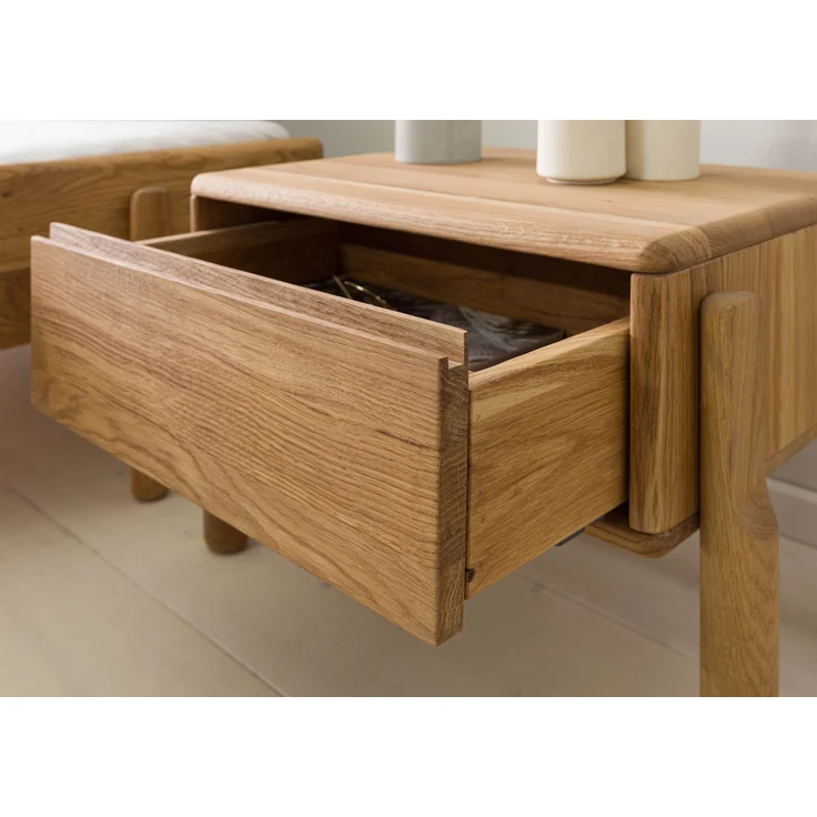 Nachttisch Eiche 58x36x41 natur geölt KIEL #10 – Bild 5