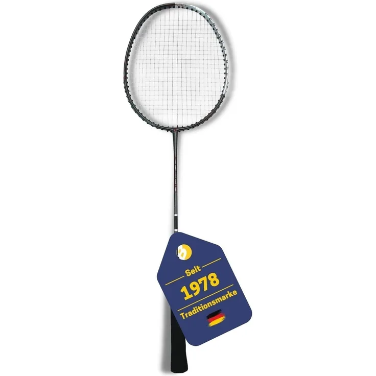 Best Sporting Badminton Schläger XT 500 I Griffband Badmintonschläger I Schaft aus Fiberglas und Rahmen aus Aluminium-Gemisch I Verstärktes T-Stück I Badminton Racket