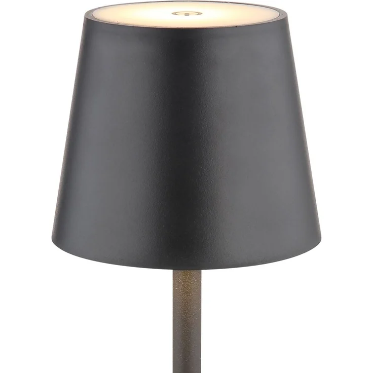Tischlampe kabellos mit Akku Touch Dimmer Tischleuchte Dimmbar Schwarz 58438G – Bild 5