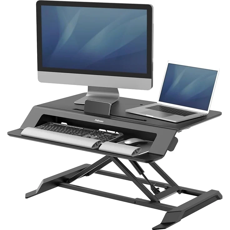 Fellowes Monitorständer Lotus LT Sitz-Steh Workstation schwarz – Bild 5