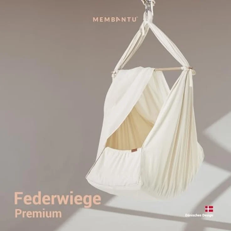 Membantu Premium Set inkl. Ständer und Federwiegenmotor LeeLoo02 Natur – Bild 5