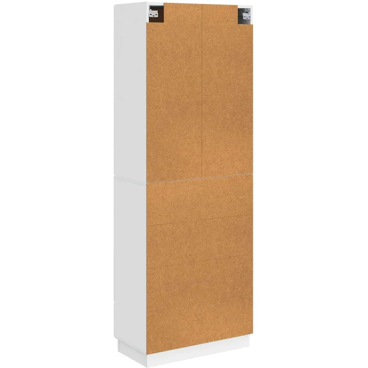 vidaXL Schrankset 2 pcs Hochglanz Weiß Holzwerkstoff 3416821 – Bild 6