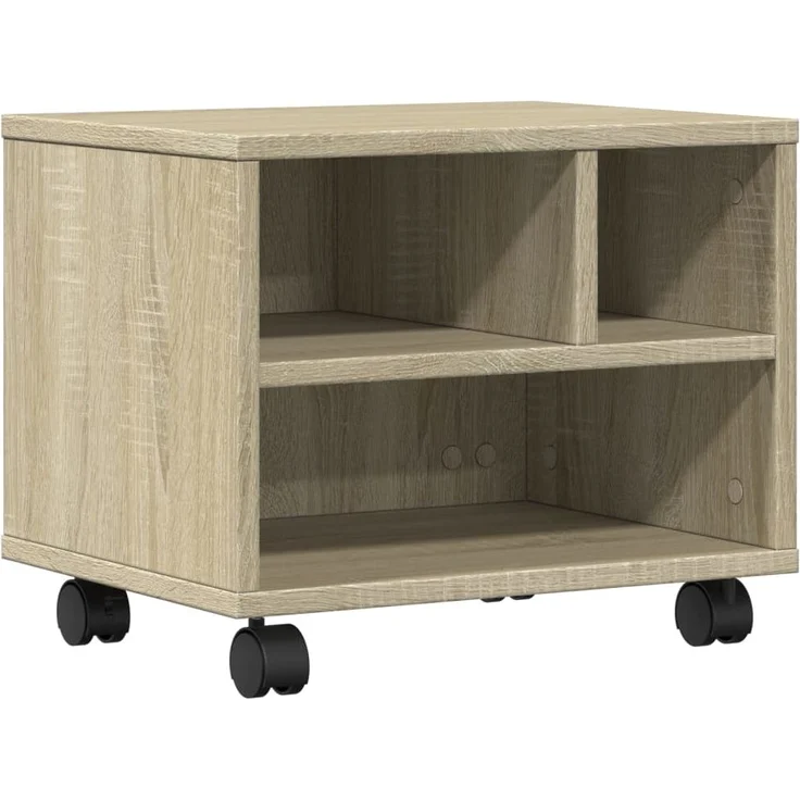 vidaXL Druckerständer mit Rollen Sonoma-Eiche 41x32x34,5 cm 840613 – Bild 1