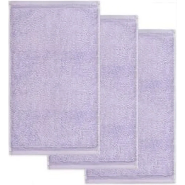 Möve Superwuschel Gästetuch 30x50 cm aus 100% Baumwolle, Lilac 3er Set – Bild 6