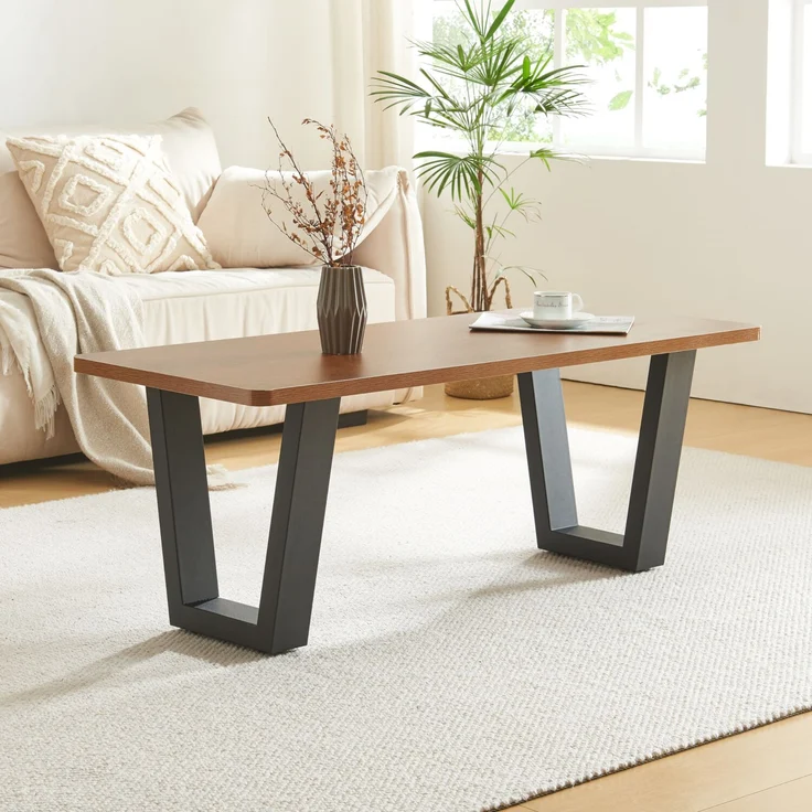 Tischgestell 2er Set Lalling 43x25/40cm Schwarz [en. casa] – Bild 4