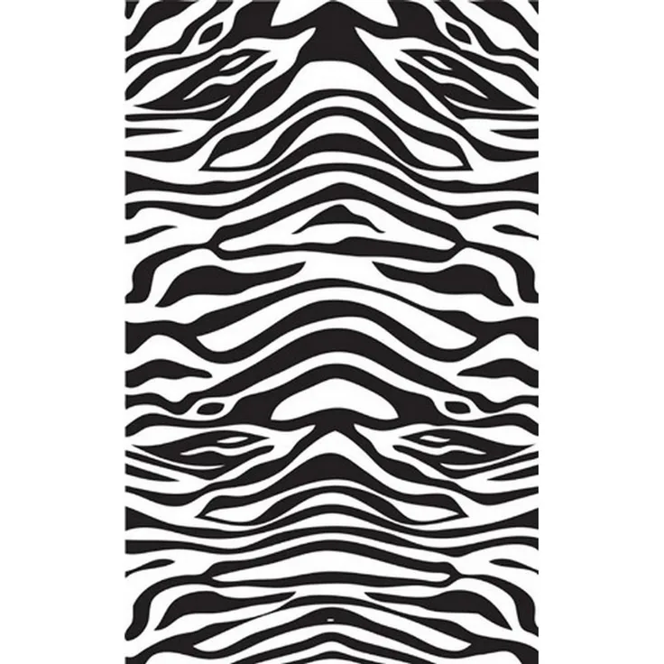 Euroshowers GmbH Duschvorhang Zebra 180 × 200 cm Polyester mit 12 Ringen Breite 180,0000000000000 cm